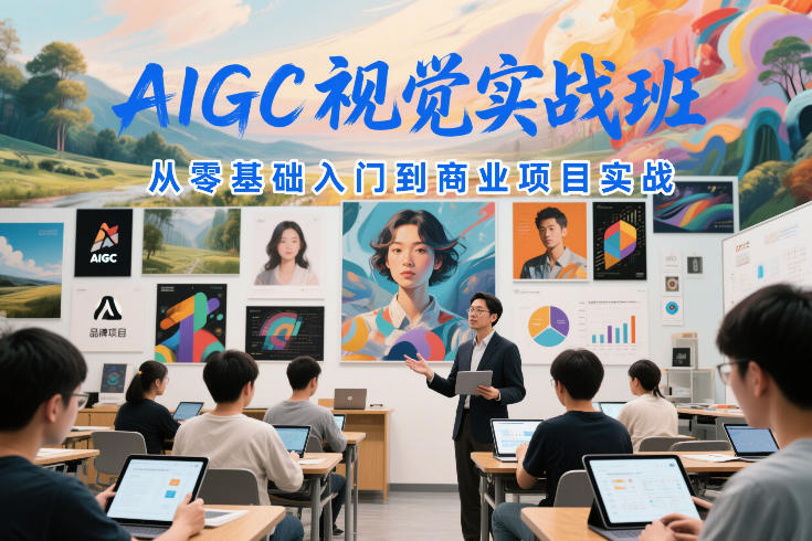 AIGC视觉实战班,从零基础入门到商业项目实战-淘朋友