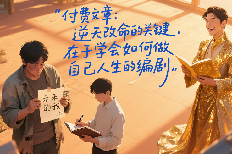 付费文章：逆天改命的关键，在于学会如何做自己人生的编剧-淘朋友