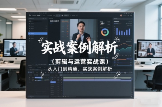 剪辑与运营实战课，从入门到精通，实战案例解析（更新2026）-淘朋友