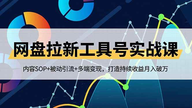 （16687期）网盘拉新工具号实战课，内容SOP+被动引流+多端变现，打造持续收益月入破万-淘朋友
