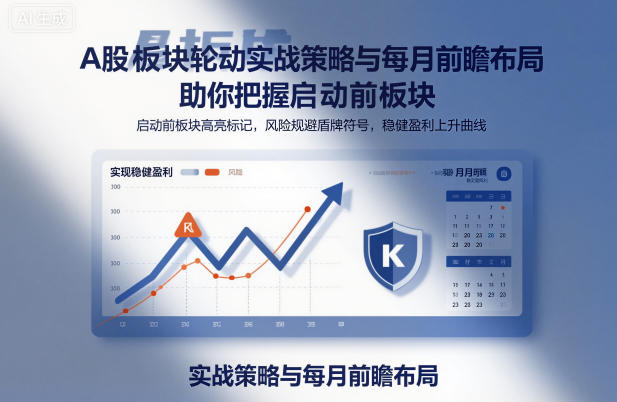 A股板块轮动实战策略与每月前瞻布局，助你把握启动前板块，规避风险，实现稳健盈利-淘朋友