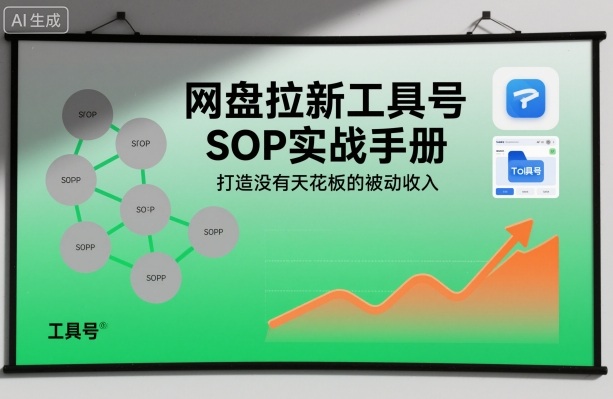 网盘拉新工具号SOP实战手册,打造没有天花板的被动收入 网盘拉新工具号SOP实战手册,打造没有天花板的被动收入