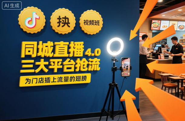 同城直播实操班4.0，三大平台抢流，为门店插上流量的翅膀-淘朋友