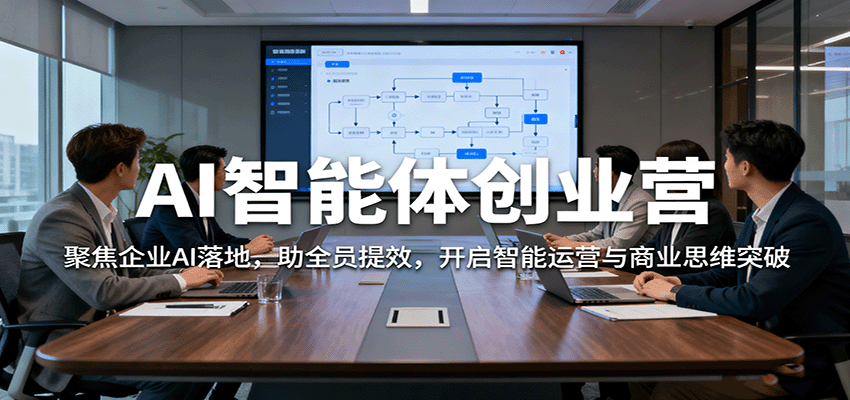 AI智能体创业营：聚焦企业AI落地，助全员提效，开启智能运营与商业思维突破-淘朋友