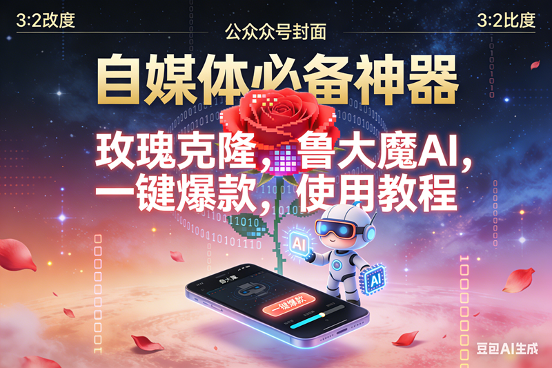 （16912期）玫瑰克隆神器，鲁大魔，ai，自媒体必备软件，一键爆款工具，详细教程-淘朋友