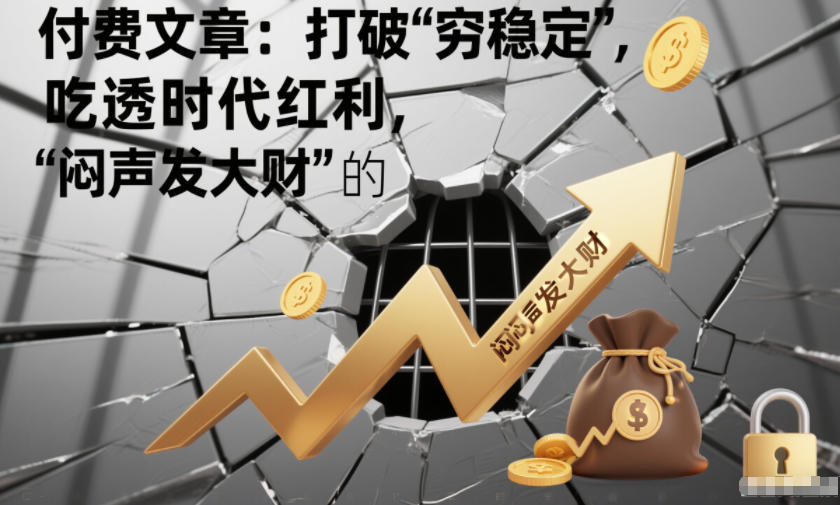 付费文章：打破“穷稳定”，吃透时代红利，“闷声发大财”的终极真谛-淘朋友