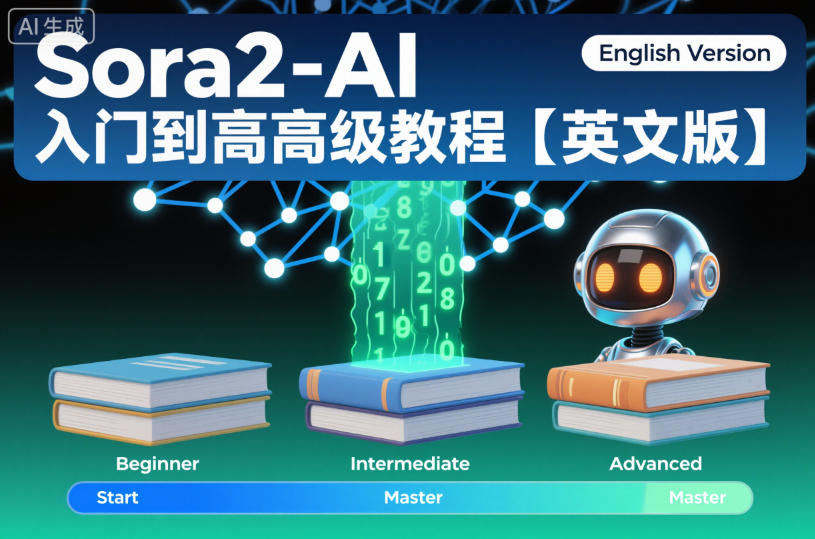 Sora2-AI入门到高级教程【英文版】-淘朋友