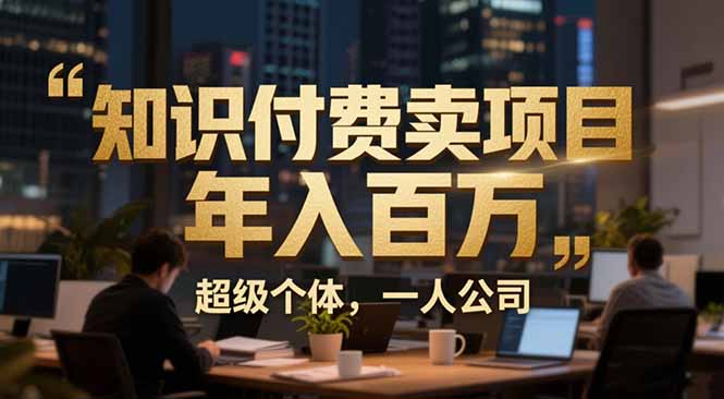 从0到年入百万:超级个体实战心得公开,个人IP×精准引流×成交系统全拆解-淘朋友