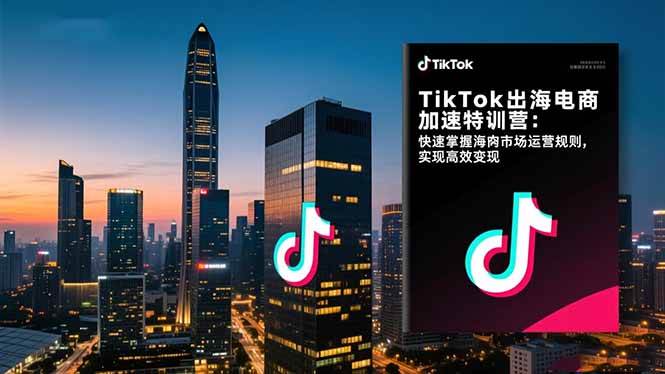 （16535期）TikTok出海电商加速特训营：快速掌握海外市场运营规则，实现高效变现-淘朋友