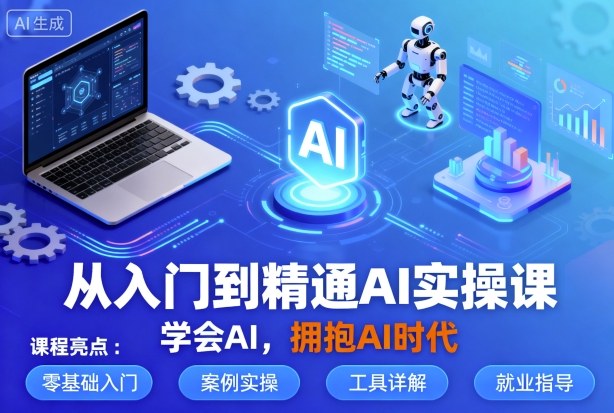 从入门到精通AI实操课，学会AI，拥抱AI时代-淘朋友