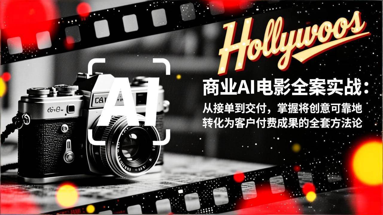 (17092期)商业AI电影全案实战:从接单到交付,掌握将创意可靠地转化为客户付费成果的全套方法论-淘朋友