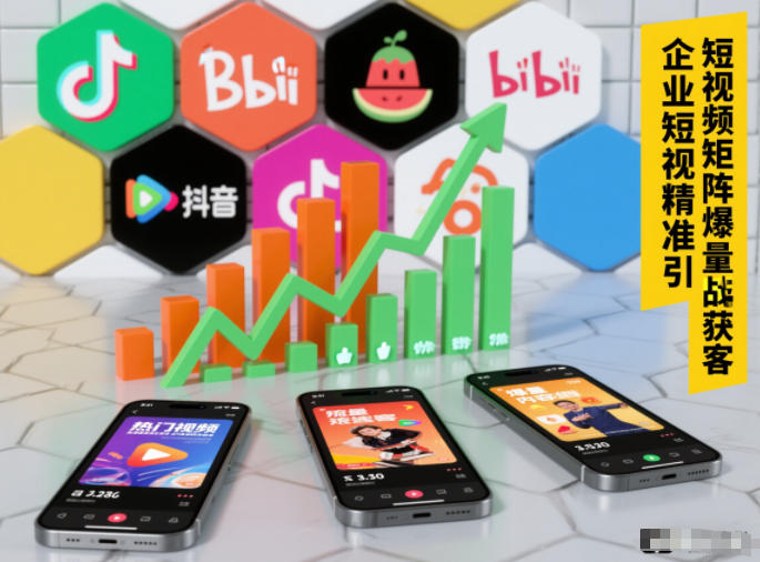 企业短视频精准引流矩阵获客，短视频矩阵爆量战法-淘朋友