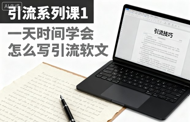 引流系列课1,一天时间学会怎么写引流软文 引流系列课1,一天时间学会怎么写引流软文