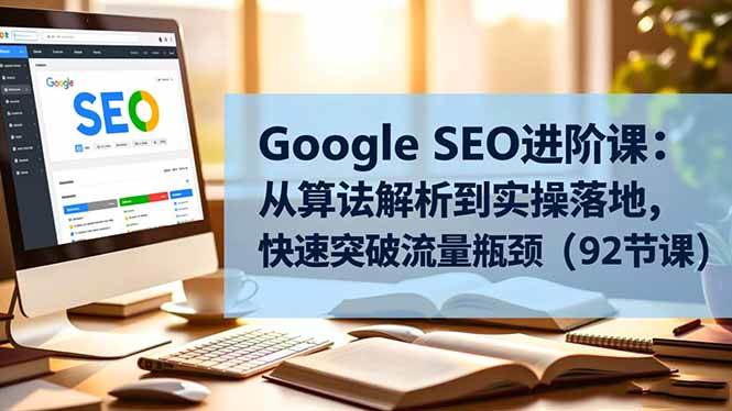 （16576期）Google SEO进阶课：从算法解析到实操落地，快速突破流量瓶颈（92节课）-淘朋友