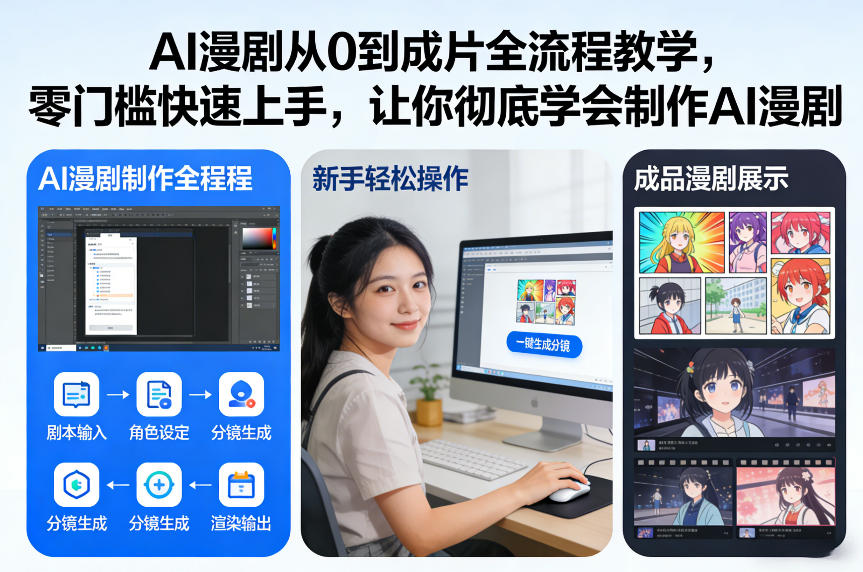 AI漫剧从0到成片全流程教学,零门槛快速上手,让你彻底学会制作AI漫剧【保姆级教程】-淘朋友