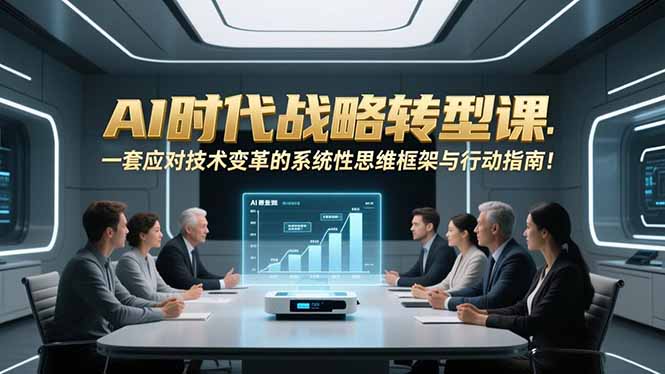 AI时代战略转型课:一套应对技术变革的系统性思维框架与行动指南!-淘朋友