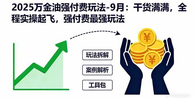 (16202期)2025万金油强付费玩法-9月:干货满满,全程实操起飞,强付费最强玩法-淘朋友