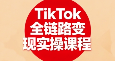TikTok全链路变现实操课程，全方位助力学员掌握TK变现技能-淘朋友
