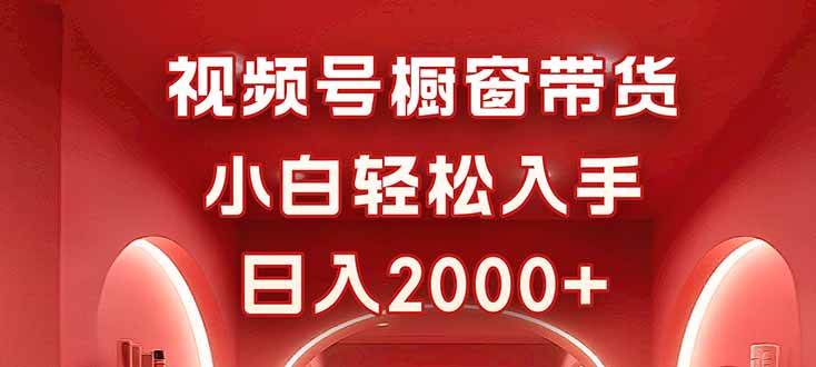 （16248期）视频号橱窗带货，小白轻松入手，日入2000+-淘朋友
