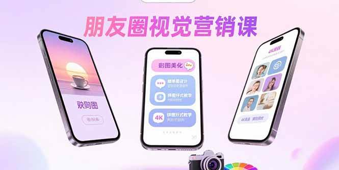 （15866期）朋友圈视觉营销课：问候图美化，晒单图设计，拼图玩法教学-淘朋友