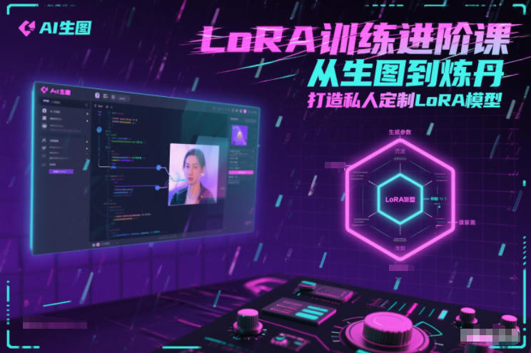 LoRA训练进阶课，从生图到炼丹，打造私人定制LoRA模型-淘朋友
