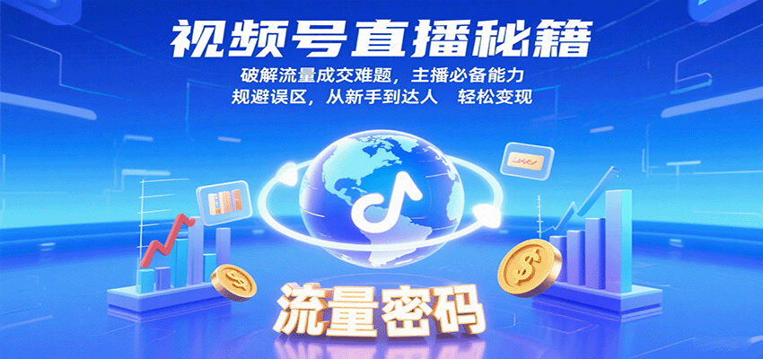 视频号直播秘籍,破解流量成交难题,主播必备能力,规避误区,从新手到达人轻松变现-淘朋友