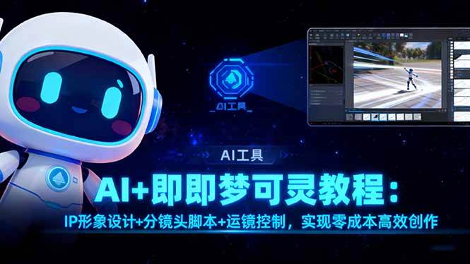 (16423期)AI+即梦可灵教程:IP形象设计+分镜头脚本+运镜控制,实现零成本高效创作-淘朋友