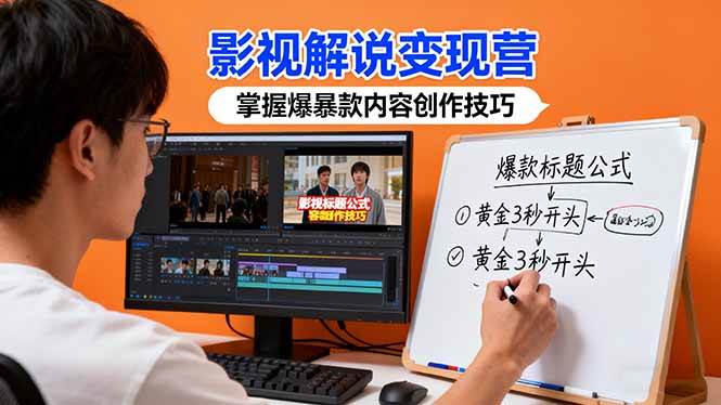 （16348期）影视解说变现营：通过30+实战案例爆款内容创作技巧，掌握影视解说盈利密码-淘朋友