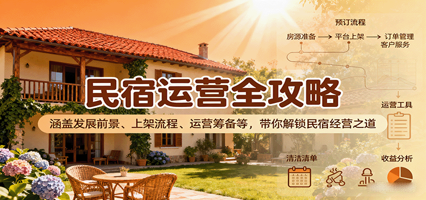 民宿运营全攻略：涵盖发展前景、上架流程、运营筹备等，带你解锁民宿经营之道-淘朋友