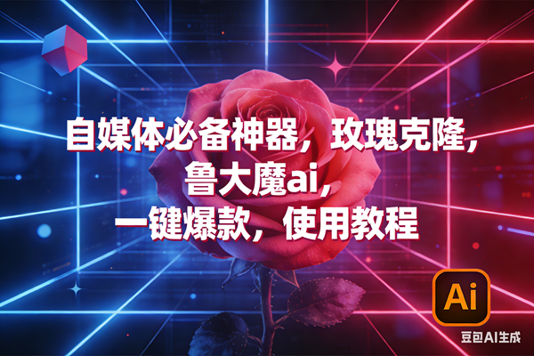 （17285期）玫瑰克隆神器，ai鲁大魔，自媒体必备工具，一键爆款神器，详细教程。-淘朋友