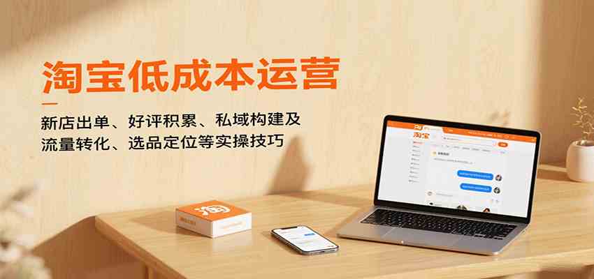 淘宝低成本运营,新店出单、好评积累、私域构建及流量转化、选品定位等(更新10月)-淘朋友