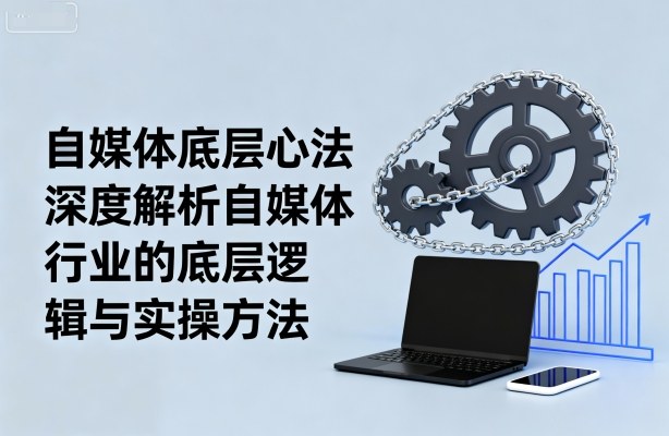 自媒体底层心法，深度解析自媒体行业的底层逻辑与实操方法-淘朋友