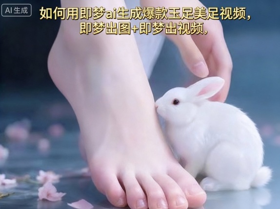 如何用即梦ai生成爆款玉足美足视频，即梦出图+即梦出视频，快速涨粉-淘朋友
