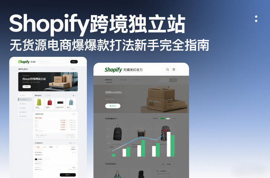 Shopify跨境独立站无货源电商爆款打法新手完全指南-淘朋友
