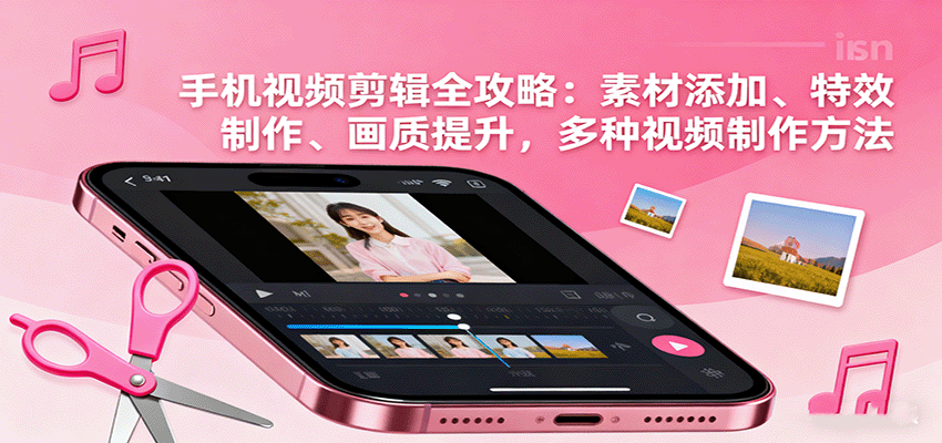 手机视频剪辑全攻略：素材添加、特效制作、画质提升，多种视频制作方法-淘朋友