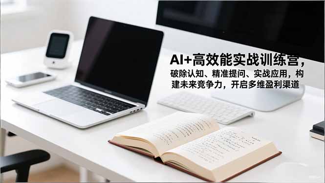 AI+高效能实战训练营，破除认知、精准提问、实战应用，构建未来竞争力，开启多维盈利渠道-淘朋友