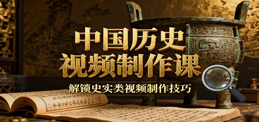 中国历史视频制作课:疆域地图集+参考文案+练习素材,解锁史实类视频制作技巧-淘朋友